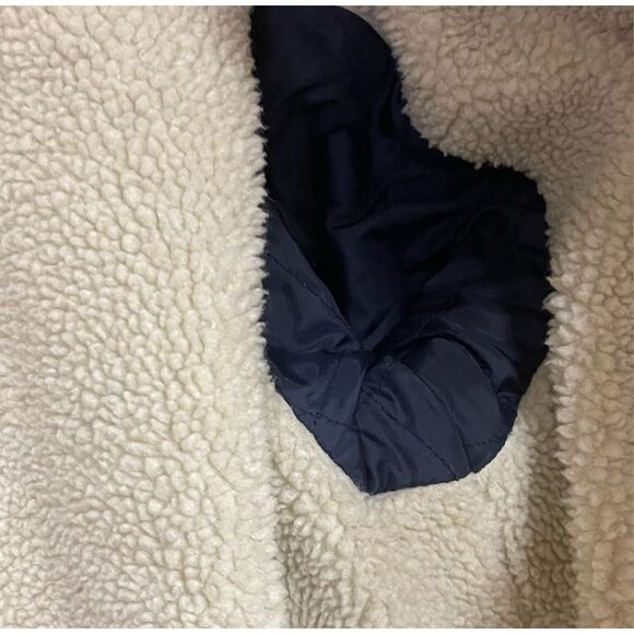 LEVI'S Trucker Jacket Men's Small Blue Denim Jean Cotton Sherpa Lined Light Wash - Picture 12 of 14